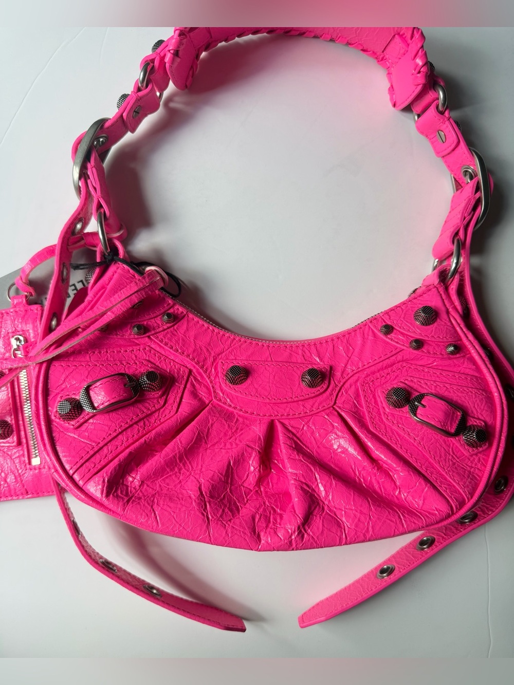 Balenciaga Cagole XS Shoulder Bag Hit Pink - Picture 3 of 11